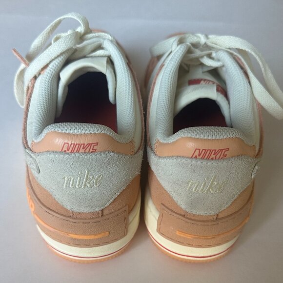 Nike Air Force 1 Low Shadow "Sisterhood" Peach Cashmere W7.5 - Picture 6 of 8